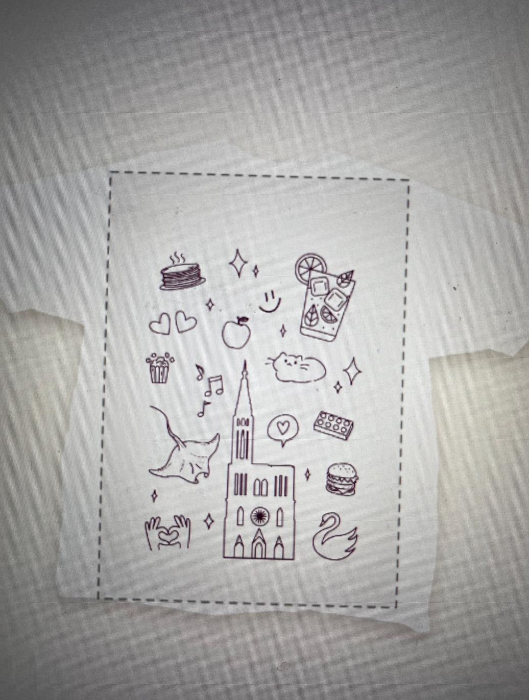 Mockup du tshirt d'anniversaire